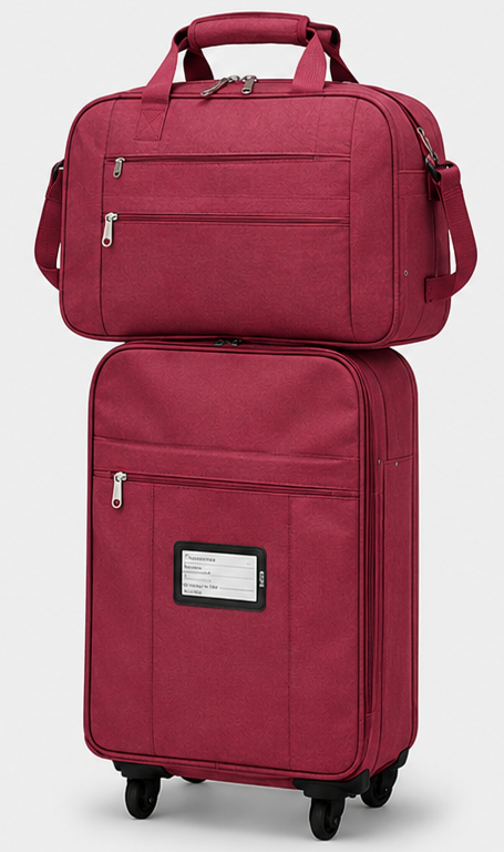 PRIORITY SIZE CABIN BAG SETS Red