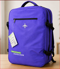 Ryanair Max Size Overhead Cabin Backpack 55x40x20cm Purple 1.0 Kg