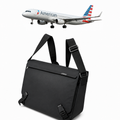 Under Seat Flapover Cabin Bag Black 40x30x20cm