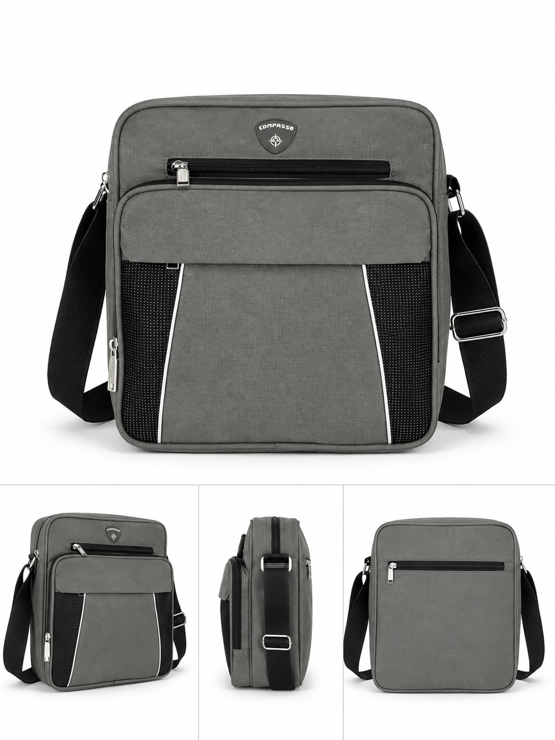 Under Seat Cabin Bag Compass Shoulder Bag 35x30x20cm