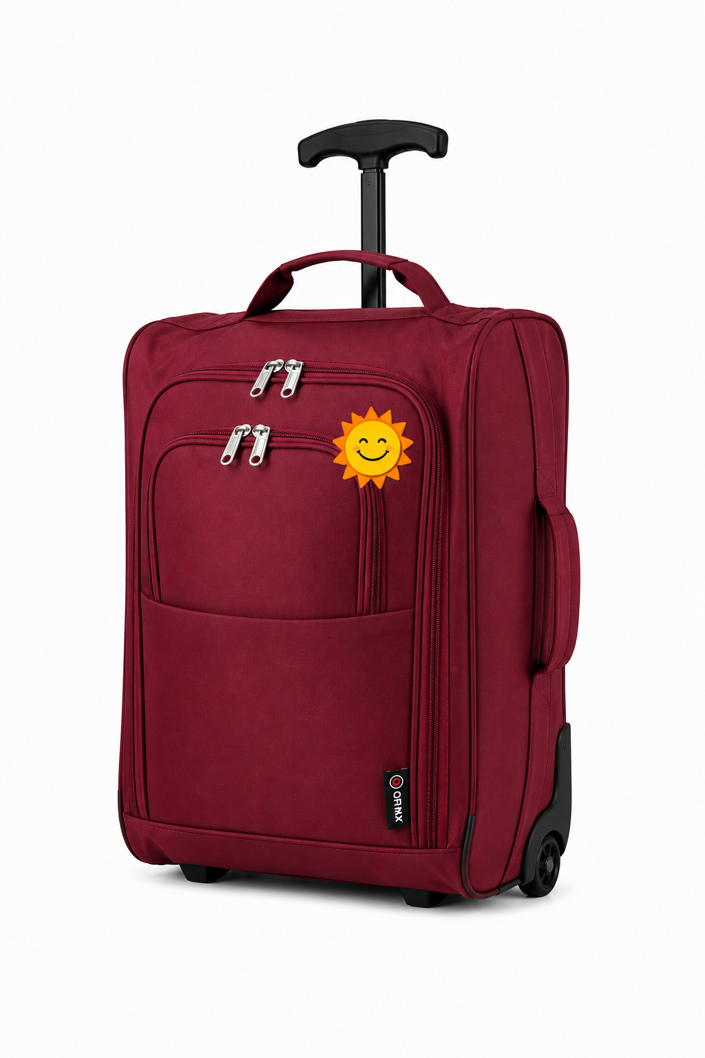Full Size Overhead Cabin Bag (55x40x20cm) Burgundy (Wine)