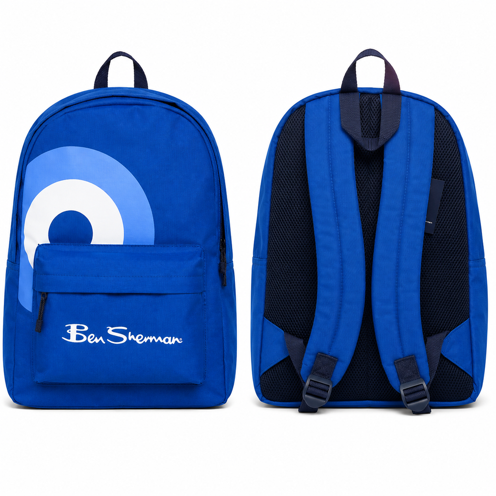 Under Seat Cabin Backpack 40x30x20cm Ben Sherman Target Blue