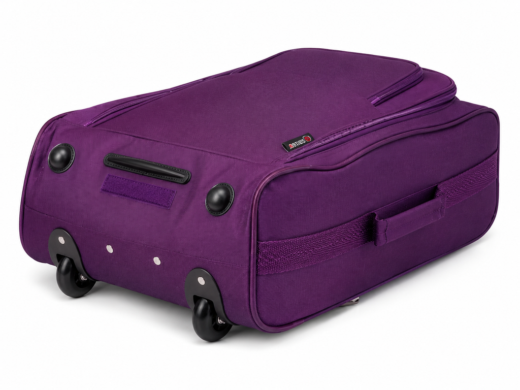 Overhead Cabin Trolley Backpack 55x40x20cm  1.65 Kg Purple