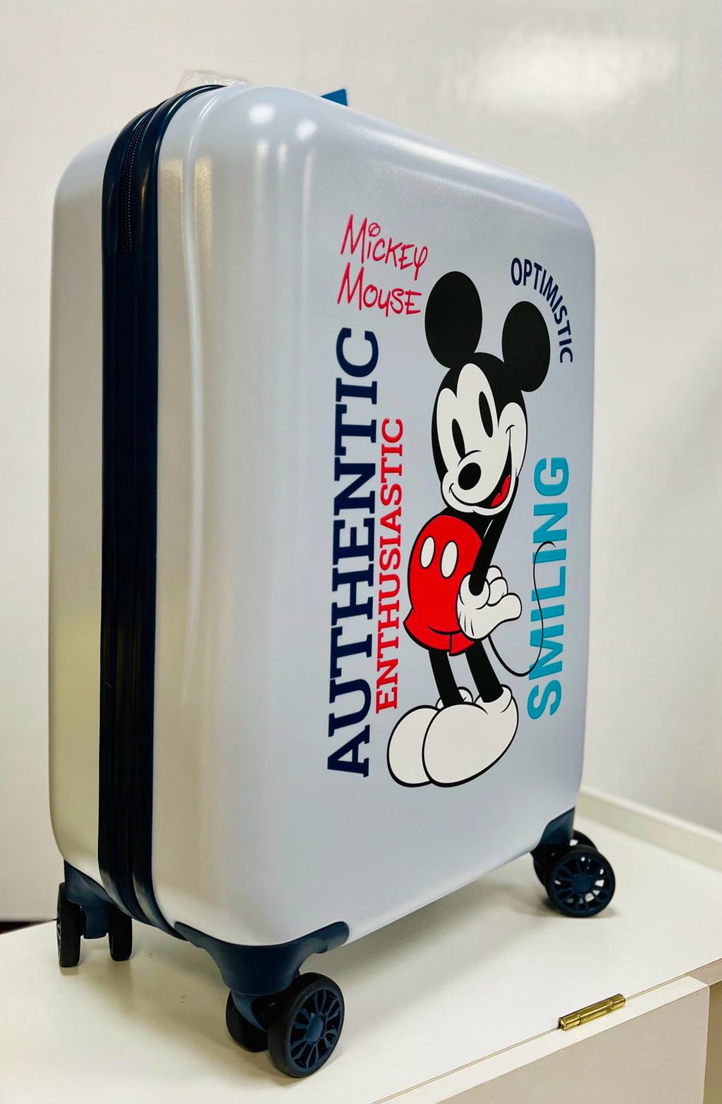 Disney Mickey Mouse Smiling Overhead Cabin Bags 55x35x20cm Florida Gray