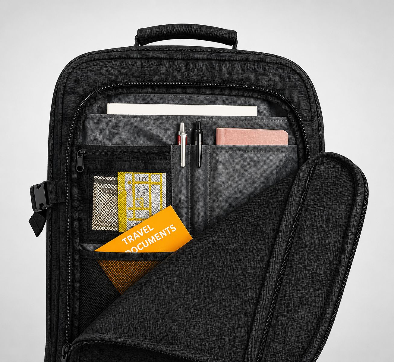 Overhead Cabin Backpack 55x40x20com 40Litres 0.6 Kg Classic Black