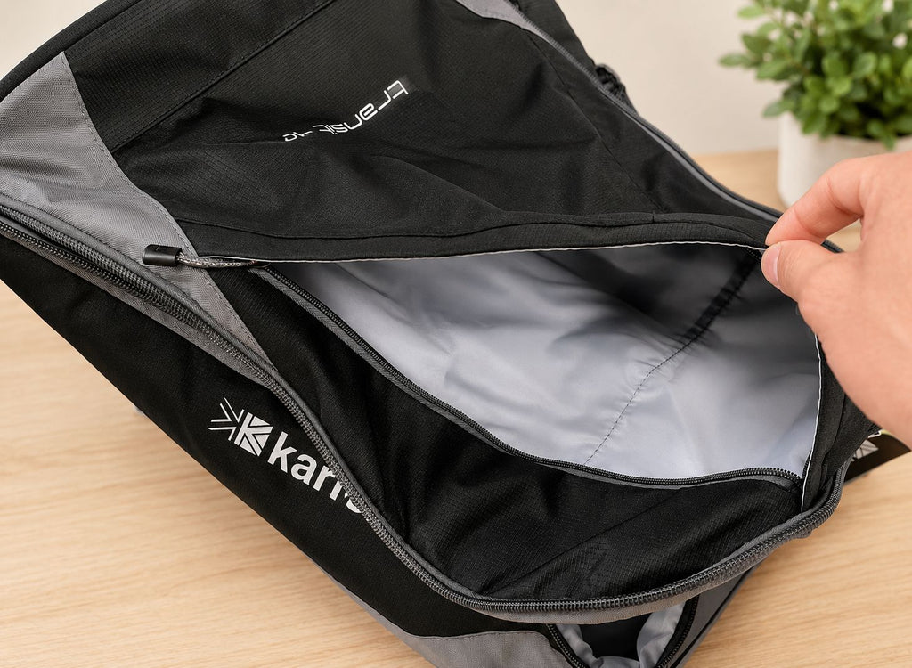 Check In Luggage Karrimor Transit 70 Litre 62x40x23cm Backpack 2.45 kg  Black/Grey