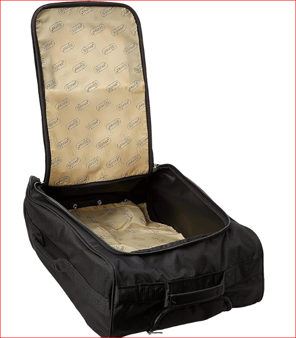 Overhead Cabin Trolley Backpack 55x35x20cm (Expandable to 55x40x20cm) 1.65 Kg Classic Black